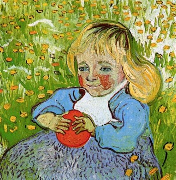 Child with Orange Vincent van Gogh Oil Paintings